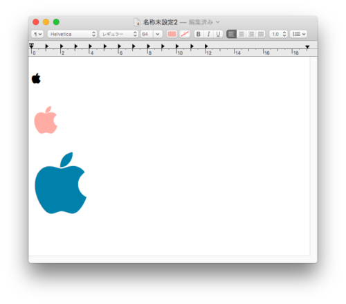 Macのシンプルな壁紙 リンゴのロゴの単色壁紙を自作する