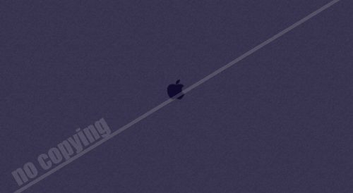 Macのシンプルな壁紙 リンゴのロゴの単色壁紙を自作する